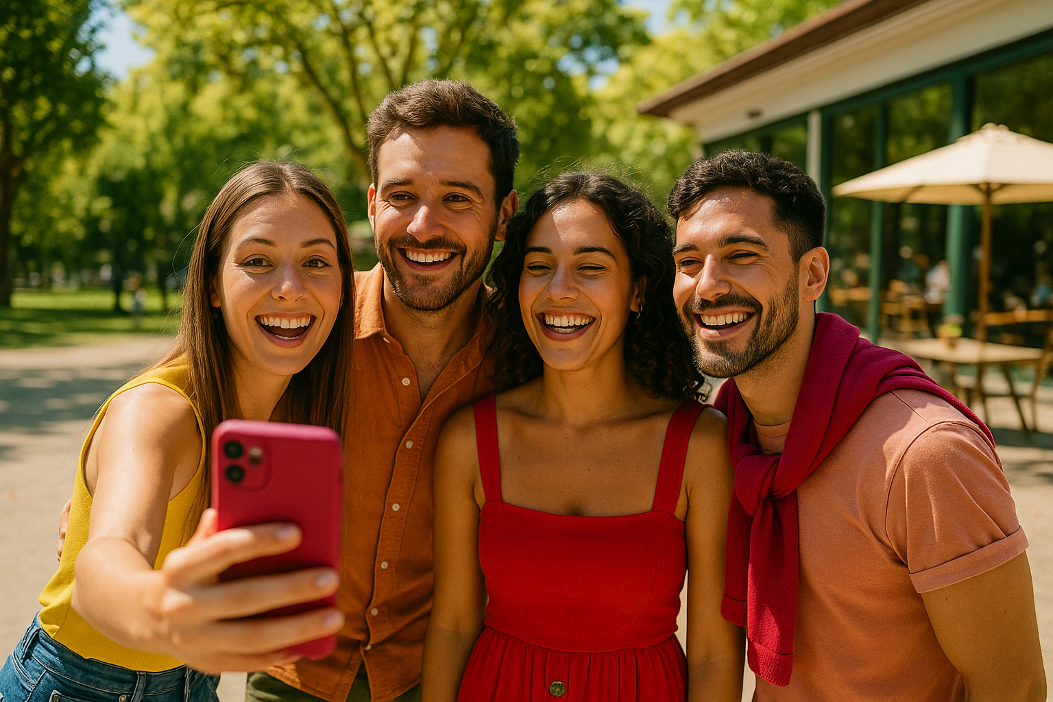 Cliente empoderado usando móvil SinMiedo